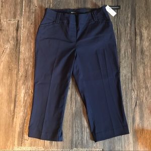 Reitmans The Iconic pull-on Verona Blue Capri pants